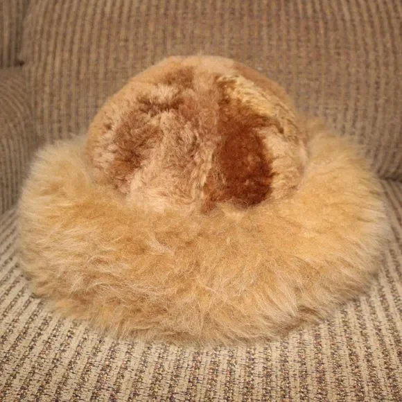Authentic Vintage Cruelty Free Alpaca Fur Hat Premium Baby Alpaca Fur Hat | Fluff Alpaca main image 2